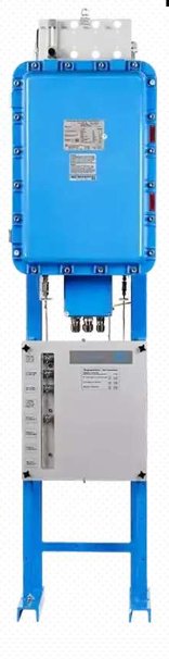 Explosion-proof process gas chromatograph on stand