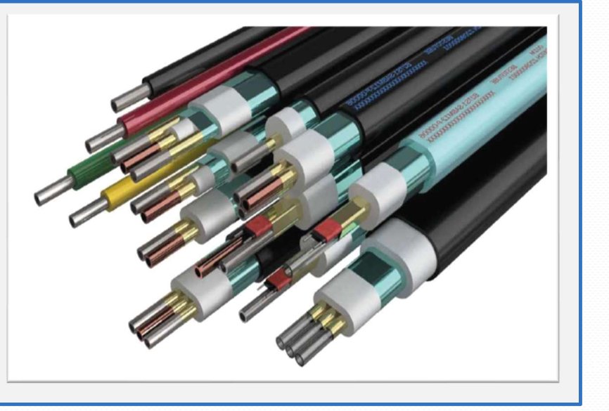 Cutaway of insulated and traced instrument tubing bundles