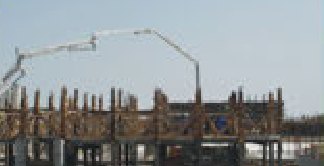 Concrete pumping into formwork